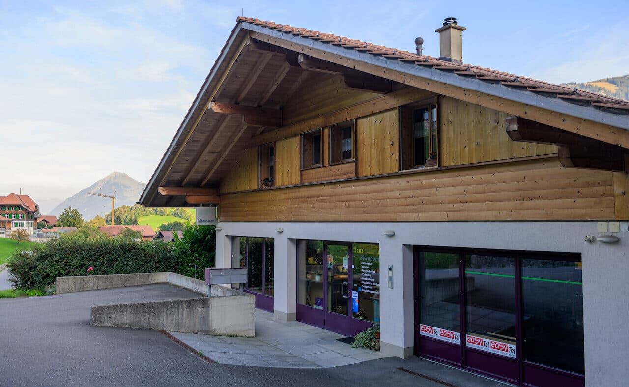 Siwacom AG Gebäude in Oberwil im Simmental